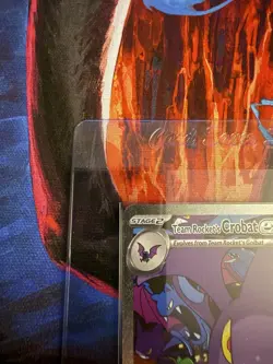 Team Rocket's Crobat EX 234/182 Destined Rivals SIR Holo Pokemon TCG - Image 5