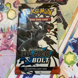 Pokemon Scarlet & Violet Black Bolt Booster Pack New Sealed Unweighed - Image 1