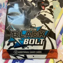 Pokemon Scarlet & Violet Black Bolt Booster Pack New Sealed Unweighed - Image 2