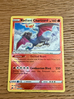 Pokemon TCG - Radiant Charizard 020/159 - Sword & Shield Crown Zenith - NM - Image 1