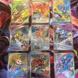 Pokemon - First Partner Illustration Collection Series 1 Promos Complete Set nm - Image 1