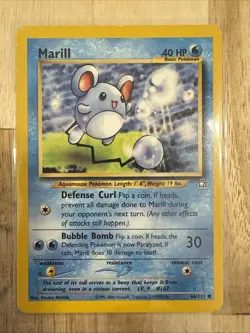 Pokemon Marill Neo Genesis 66/111 2000 - Image 2