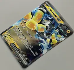 Pokemon Paradox Rift Iron Hands ex Basic Double Rare HoloFoil #070/182 - Image 3