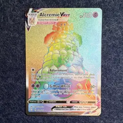 Pokemon Alcremie VMAX Shining Fates 073/072 Secret Rare Full Art Holo - Image 1