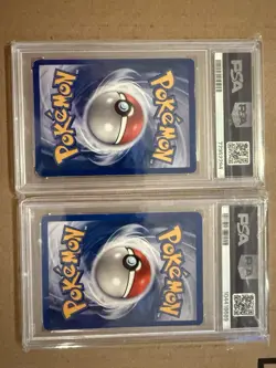 2002 Pokemon Dark Typhlosion & Dark Vaporeon Holo PSA 5 Lot NeoDestiny+Legendary - Image 3