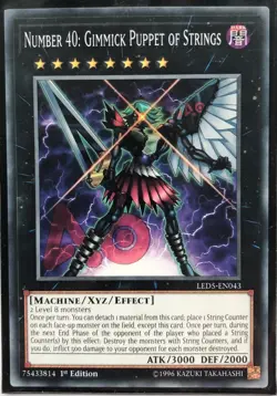 Yu-Gi-Oh! TCG Number 40: Gimmick Puppet of Strings LED5-EN043 Common 1st Ed NM - Image 1