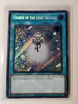 Yugioh! Charge of the Light Brigade - RA02-EN055 - Secret Rare - 1st Edition - Image 1