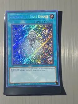 Yugioh! Charge of the Light Brigade - RA02-EN055 - Secret Rare - 1st Edition - Image 1