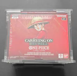 One Piece OP13 Booster Box English + Acrylic Case - SEALED- Carrying on His Will - Image 1