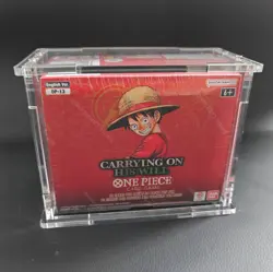 One Piece OP13 Booster Box English + Acrylic Case - SEALED- Carrying on His Will - Image 2