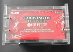 One Piece OP13 Booster Box English + Acrylic Case - SEALED- Carrying on His Will - Image 5