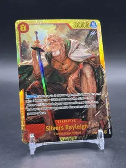 OP08-118 Silvers Rayleigh SEC Alt Art One Piece TCG English Card Two Legends - Image 1