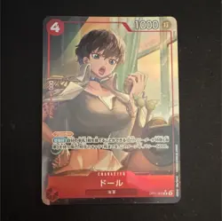 Doll OP11-008 One Piece CCG Character Card Regular 1000 HP 1000 Power Card Stock - Image 1
