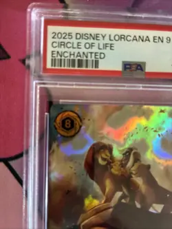 Disney Lorcana Circle of Life-Enchanted Foil 225/204 Fabled PSA 10 English - Image 2