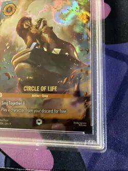 Disney Lorcana Circle of Life-Enchanted Foil 225/204 Fabled PSA 10 English - Image 4