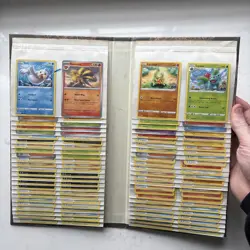 Pokemon TCG Binder Mixed Cards. 100 Cards In Total - Image 1