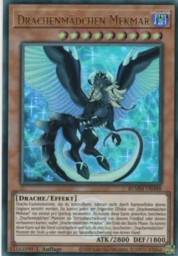 yugioh 1x Drachenmadchen Mekmar BLMM-DE048 ULTRA RARE 1AUFLAGE DEUTSCH - Image 1