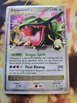 Rayquaza C LV.X - DPP: Black Star Promo (DP47) Ultra Rare Holo Pokemon Card MP - Image 1