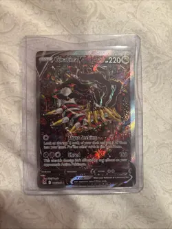 Giratina v Alternate Full Art Holo Card 186/196 Swsh11: Lost Origin Mint Raw - Image 1