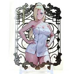 Goddess Story: Ino Yamanaka Bathrobe #30/100 Spicy Metal Anime Waifu Card - Image 1