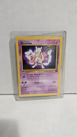 Vintage Pokemon WOTC Black Star MEWTWO Pokemon First Movie (1999) Promo Card #3 - Image 1