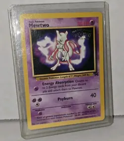 Vintage Pokemon WOTC Black Star MEWTWO Pokemon First Movie (1999) Promo Card #3 - Image 2