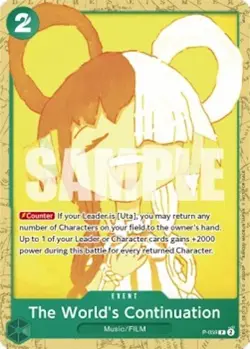 P-059 EN The World's Continuation Uta One Piece Promo Card Game english version - Image 1