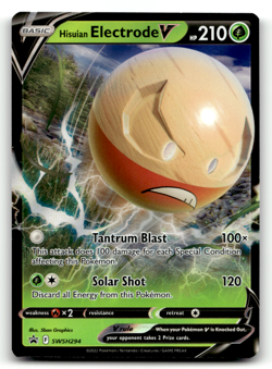 Hisuian Electrode V SWSH294 Holo Promo SWSH: Sword & Shield Promo Cards LP - Image 1