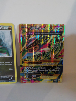 POKEMON X 4 LARGE JUMBO PROMO CARD MEGA TYRANITAR,GALLADE EX,RAYQUAZA MEGA EX - Image 2