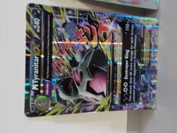 POKEMON X 4 LARGE JUMBO PROMO CARD MEGA TYRANITAR,GALLADE EX,RAYQUAZA MEGA EX - Image 5