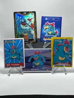 Pokemon Feraligatr Set of 5 - Feraligatr #160 Peru/NON-TCG Cards & Stickers - Image 1