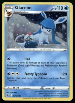 Glaceon Promo SWSH: Sword & Shield Promo Cards SWSH192 NM - Image 1