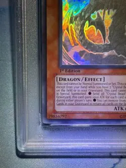 PSA 9 Mint 2007 Rainbow Dragon TAEV-EN006 1st ED Ghost Rare YuGiOh English Holo - Image 4