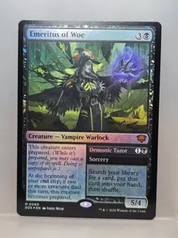 Emeritus of Woe - Secrets of Strixhaven Foil Mythic #0080 NM MTG - Image 1