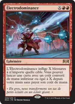 Magic The Gathering MTG ELECTRODOMINANCE FRENCH Ravnica Allegiance NM Near Mint - Image 1