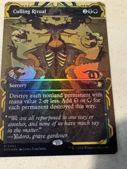 mtg foil Culling Ritual, Secrets of Strixhaven Mystical Archives, unplayed - Image 1