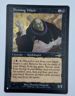 MTG - Divining Witch - The List - Nemesis - Rare - Image 1