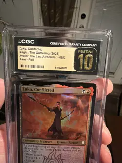 MTG Zuko, Conflicted Foil Avatar: The Last Airbender TLA CGC Pristine 10 - Image 4