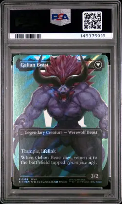 2025 MTG FINAL FANTASY #0528 GALIAN BEAST/VINCENT VALENTINE PSA 10 - Image 2