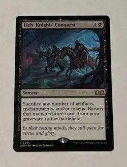 MTG Lich Knights’ Conquest - Wilds of Eldraine NM - Image 1