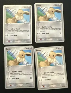 4x Eevee 69/113 World Championships Deck Card Pokemon 2006 2007 - Image 1