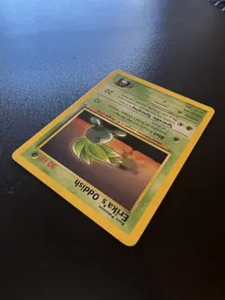 Erika’s Oddish 78/132 Gym Heroes Unlimited 2000 Pokemon Card Common LP - Image 4