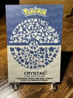 2025 Pokemon Crystal Card Collection Black Dark Edition #105 Marowak Holo - Image 4