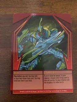 Bakugan Card - Peek Red Ability McDonald’s ￼ - 14/16McD - 2010 - Image 1