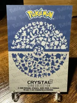2025 Pokemon Crystal Card Collection Black Dark Edition #126 Magmar Holo - Image 4