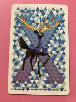 Pokemon X Nintendo Playing Card TCG Froakie Ace of Diamonds 2013 Nintendo Japan - Image 5