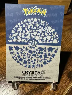 2025 Pokemon Crystal Card Collection Black Dark Edition #100 Voltorb Holo - Image 4