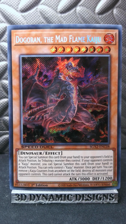 | Yugioh Dogoran, the Mad Flame Kaiju SGX2-ENC08 1st Secret Rare NM 🔥 | - Image 1