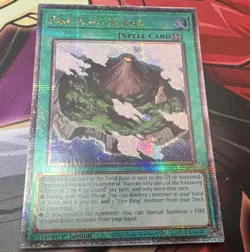 Yu-Gi-Oh Fire King Island RA03-EN059 Quarter Century Secret Rare 1st Ed - Image 1