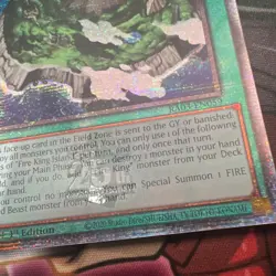 Yu-Gi-Oh Fire King Island RA03-EN059 Quarter Century Secret Rare 1st Ed - Image 2